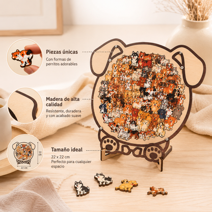 Puzzle de Animales Tiernos Antiestrés